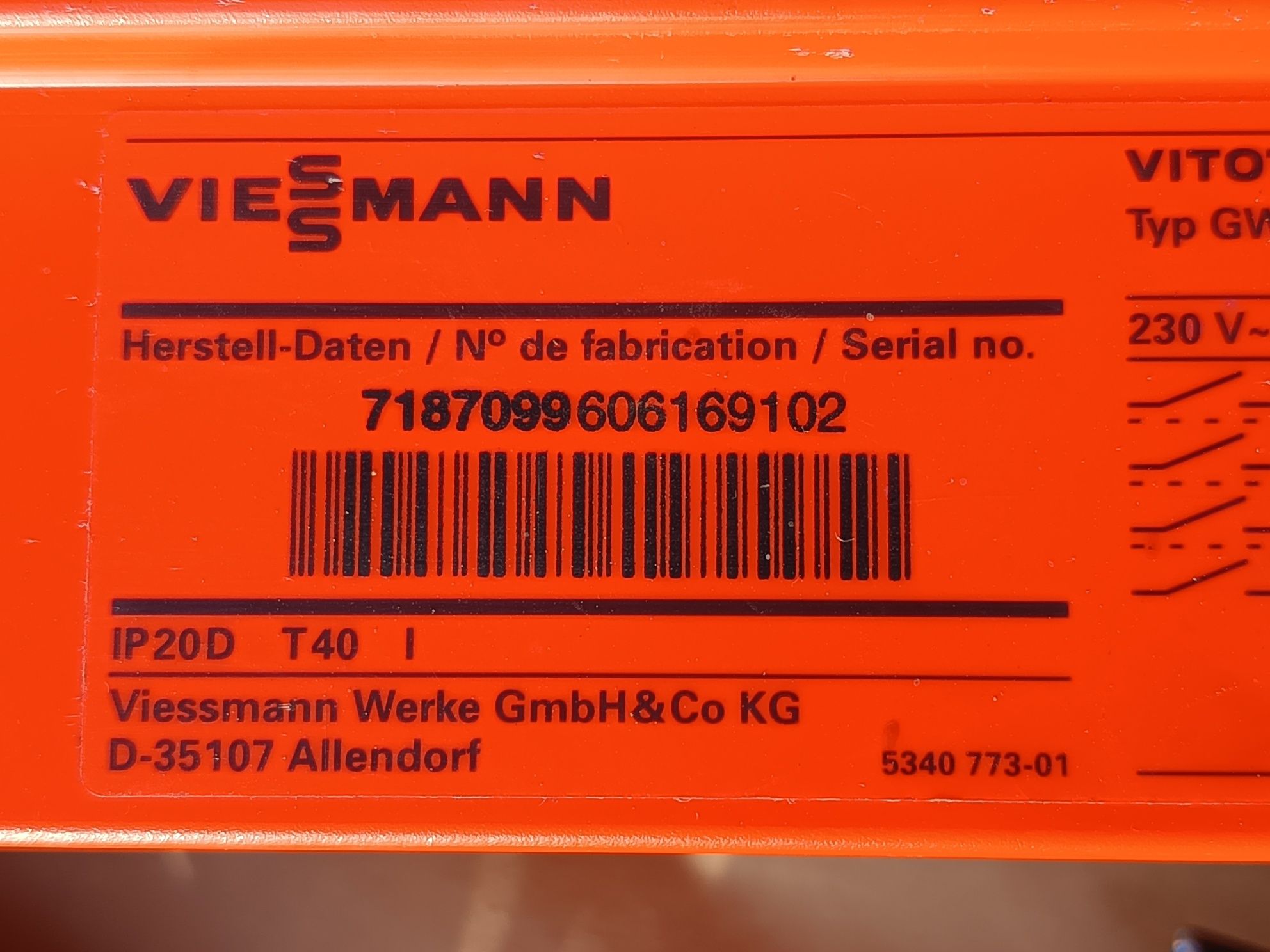 Sterownik Viessman Vitotronic 300 typ GW2.