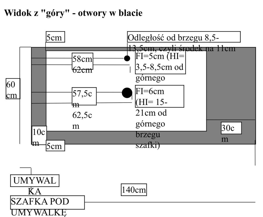 sprzedam Duża szafka łazienkowa HDF wysoki połysk czarna blum