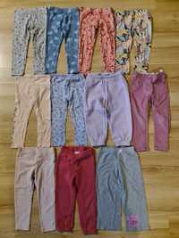 Spodnie leginsy 98 komplet zestaw