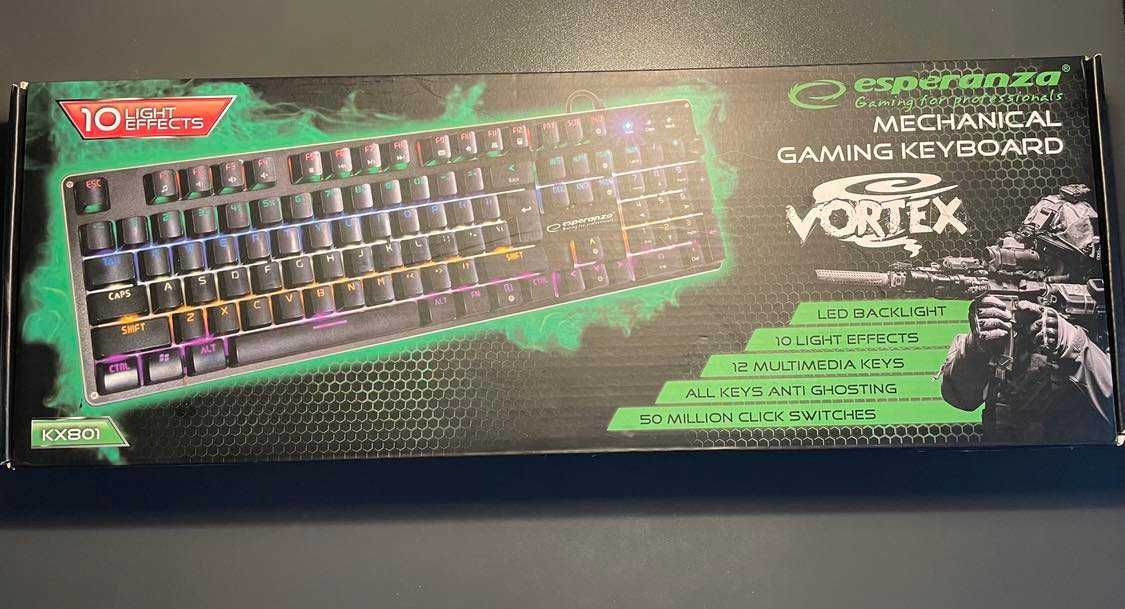 Klawiatura Mechaniczna Esperanza Vortex KX801