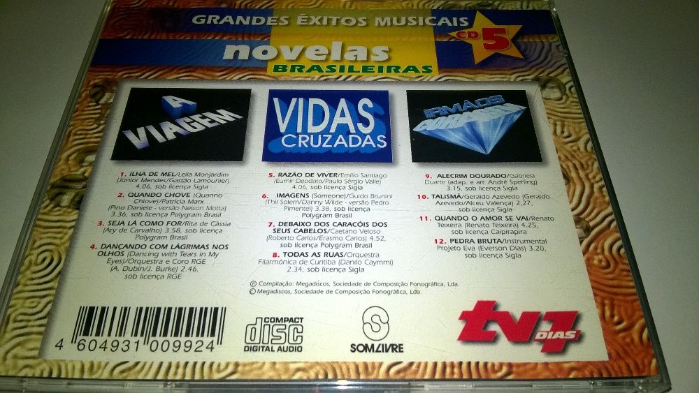 CD Música Novelas Brasileiras - TV7 dias