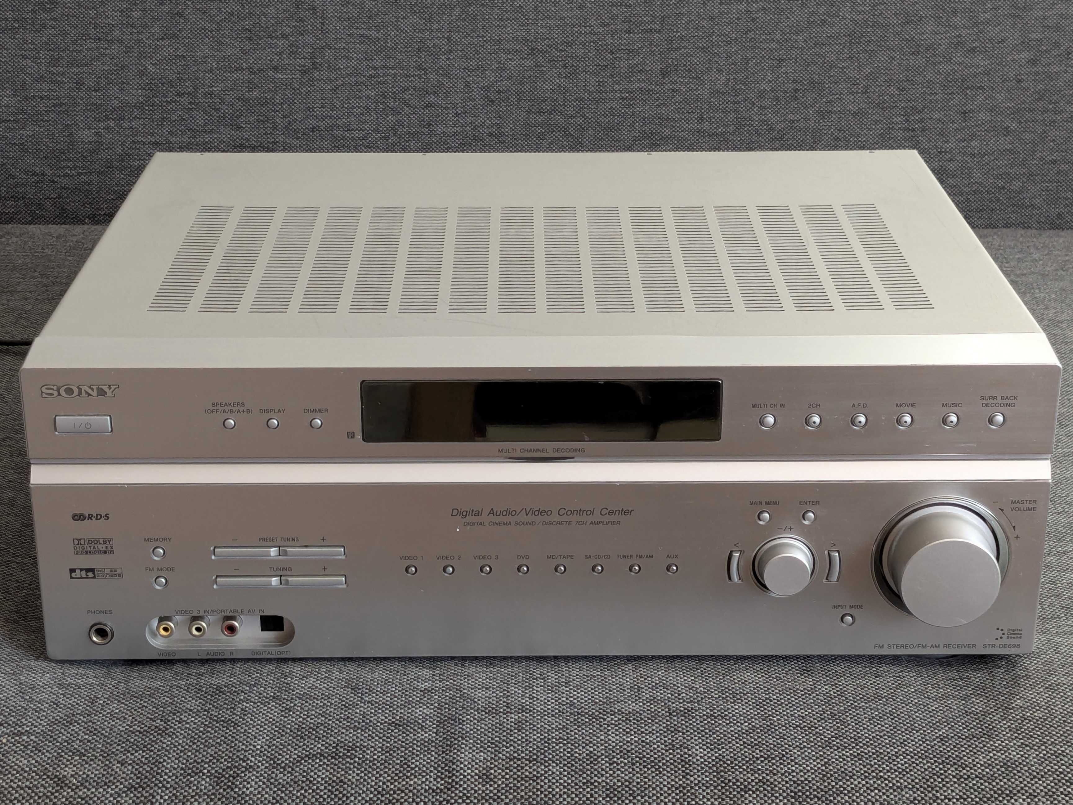 Amplituner Sony STR-DE698 7.1 (7x100W)  Od 1. właściciela  Zadbany