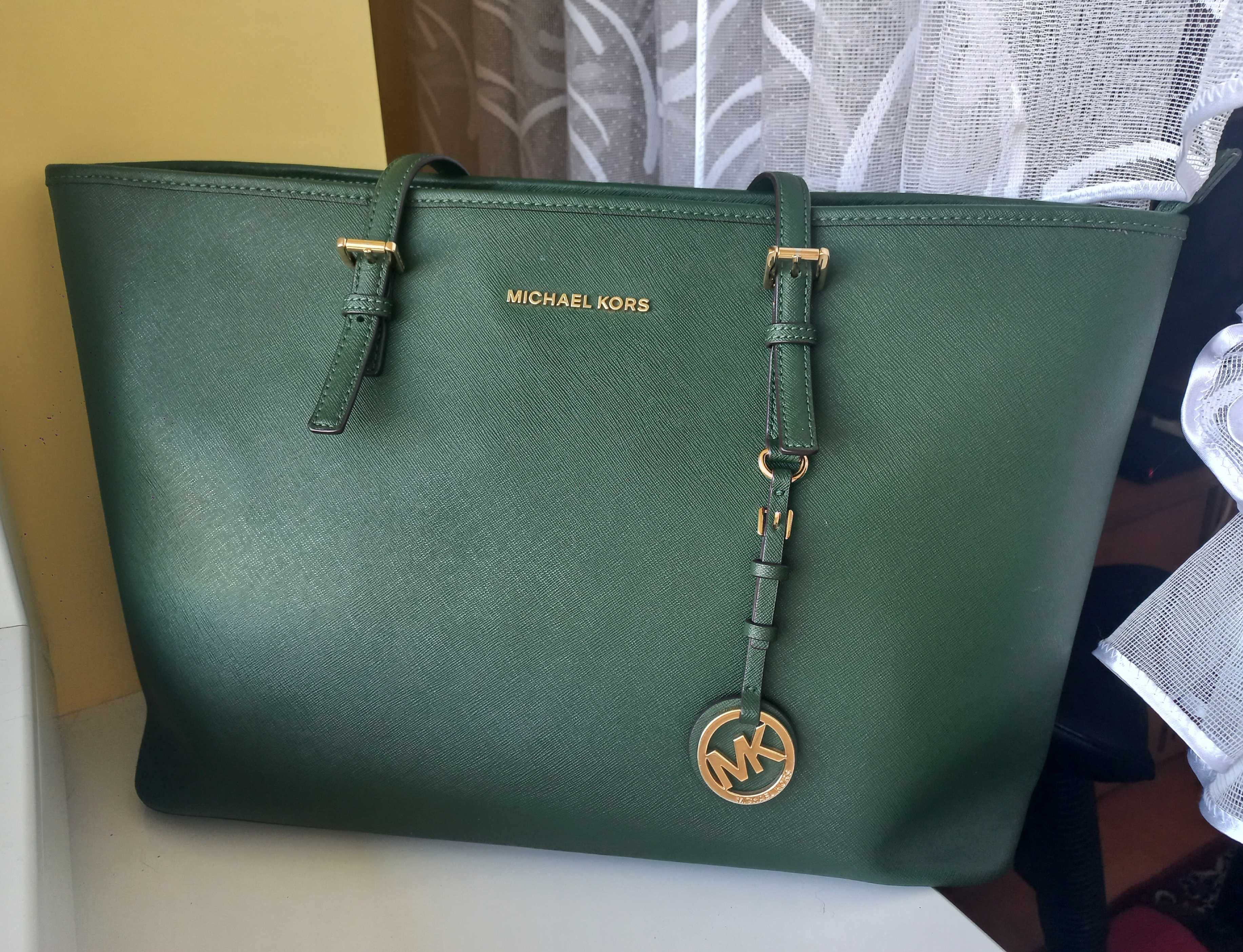 Torebka Michael Kors Jet Set moss oryginalna mk