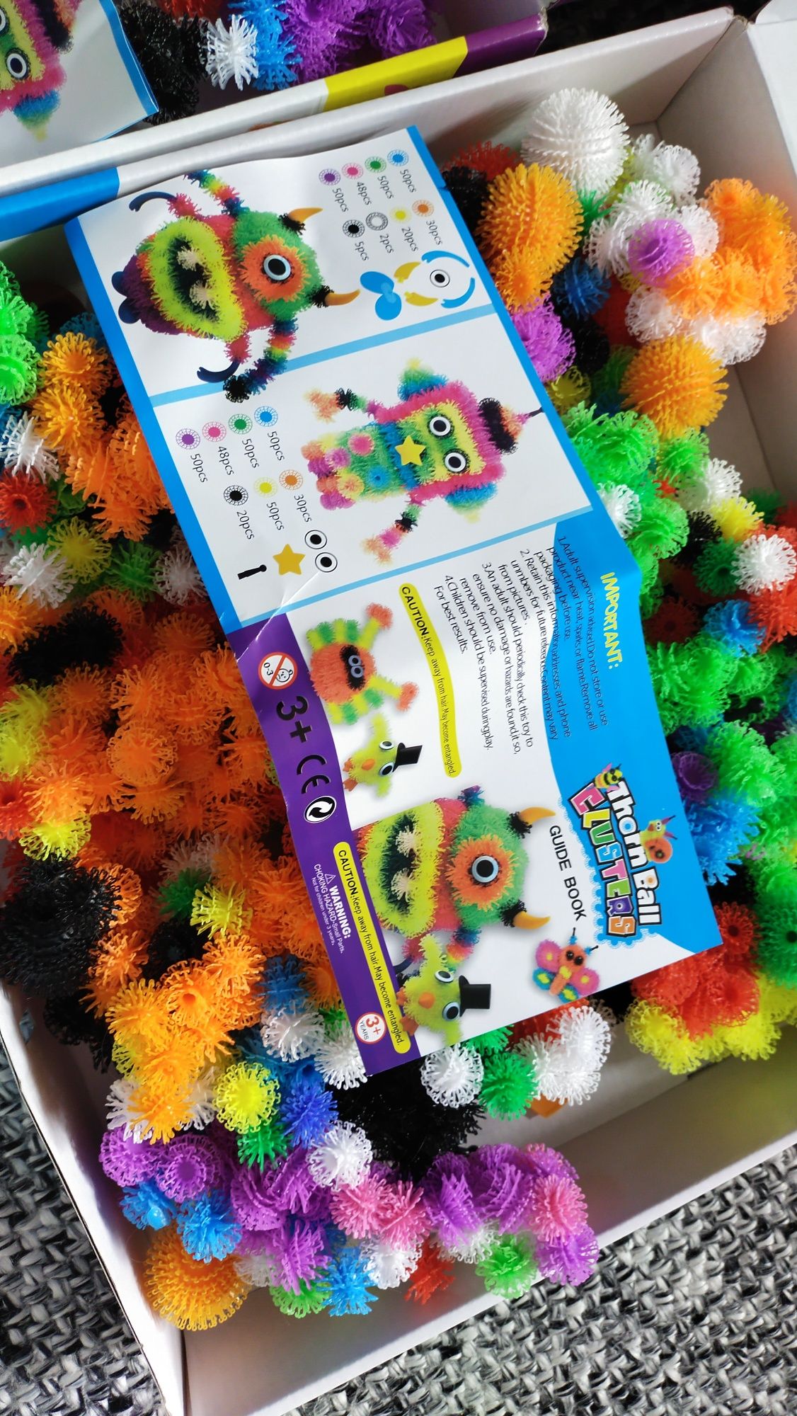 Thorn Ball Clusters Rzepy do budowania dwa