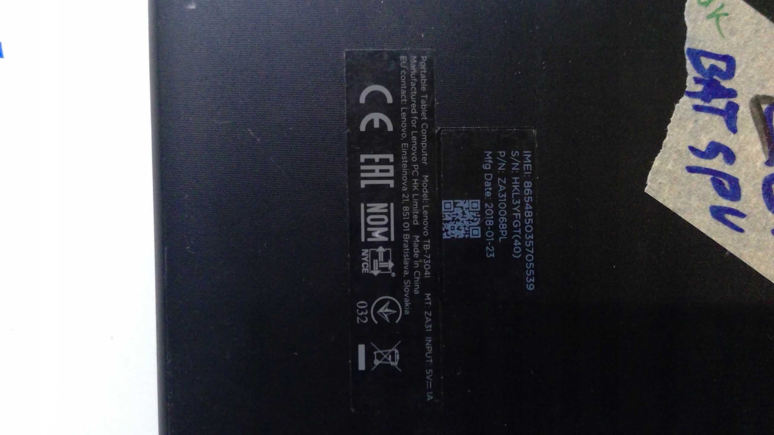 Tablet Lenovo TB-7304L L67
