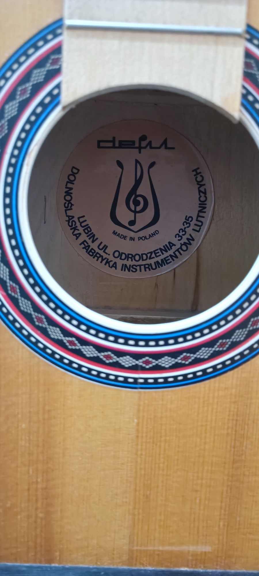 Gitara akustyczna Defil, bardzo dobry stan