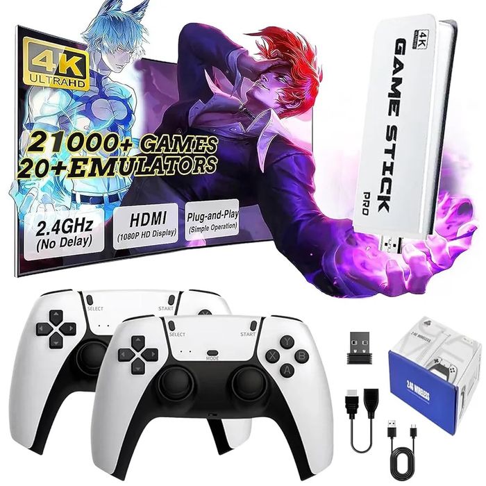 NOBES 2025 Upgrade Retro Console Game Stick, konsola do gier