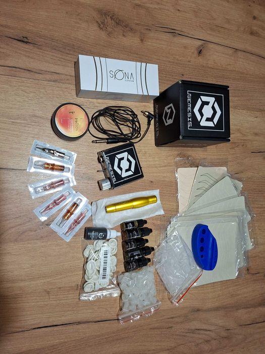 Maszynka do makijażu permanentnego - zestaw