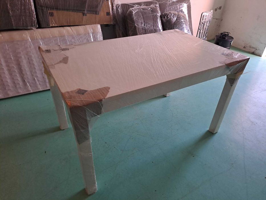 Mesa Extensível IKEA Laneberg Cor Branca Excelente Estado (130/190x80)