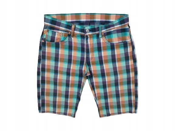 LEVI'S 504 Spodenki w Kratkę Męskie r. 30