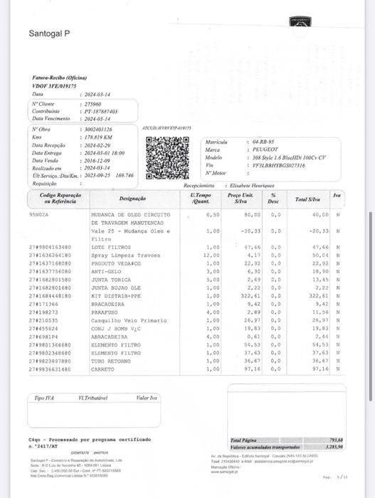 Peugeot 308 1.6 ehdi STYLE NACIONAL
