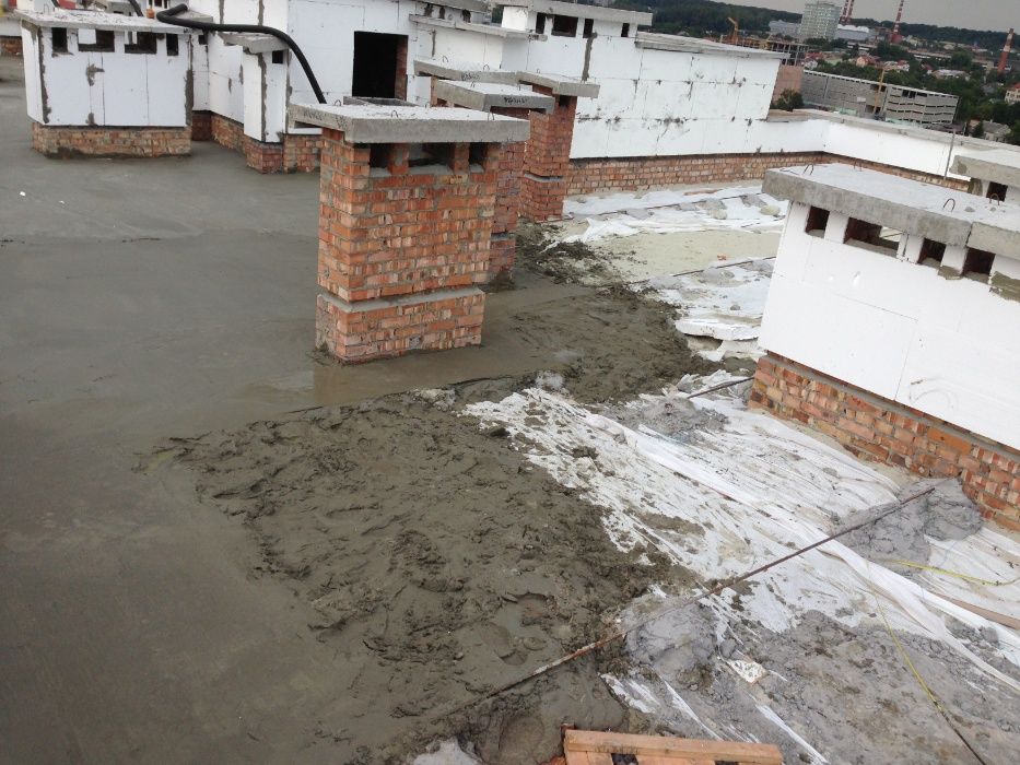 Покрівля Дах Євроруберойд Гідроізоляція Стяжка Отеплення