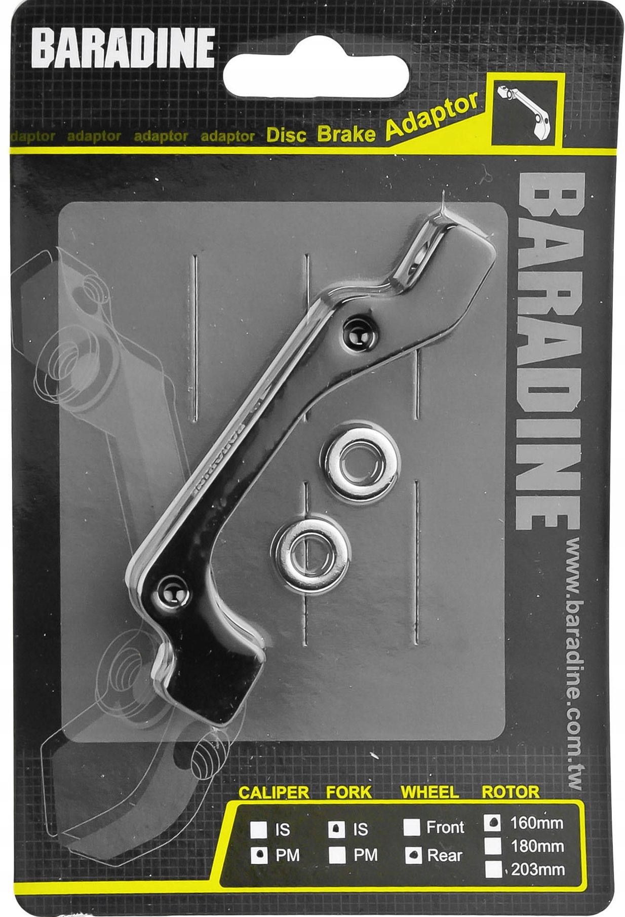 Baradine adapter PM-IS hamulca tarczowego tył 160mm przejściówka