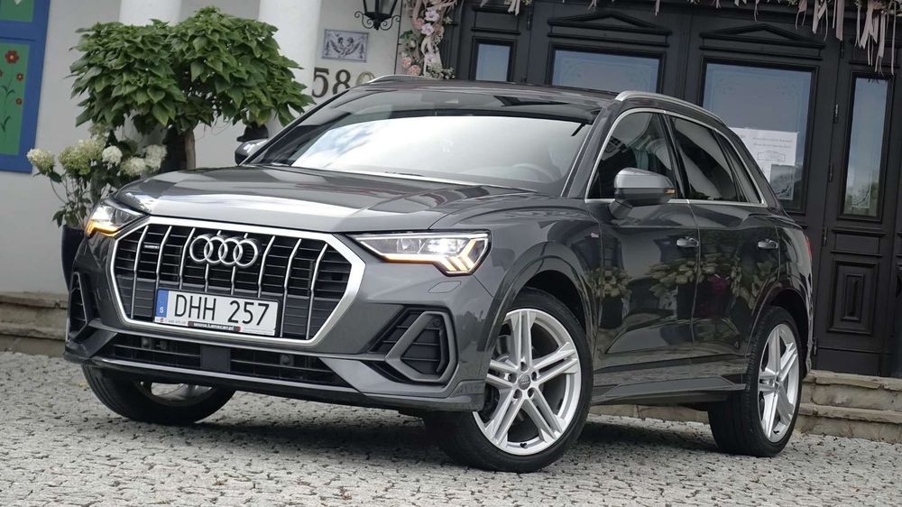Audi Q3 LansCAR VAT23% 2022 40TDI 200KM quattro SLine SkóraKameraWebastoPdcLED