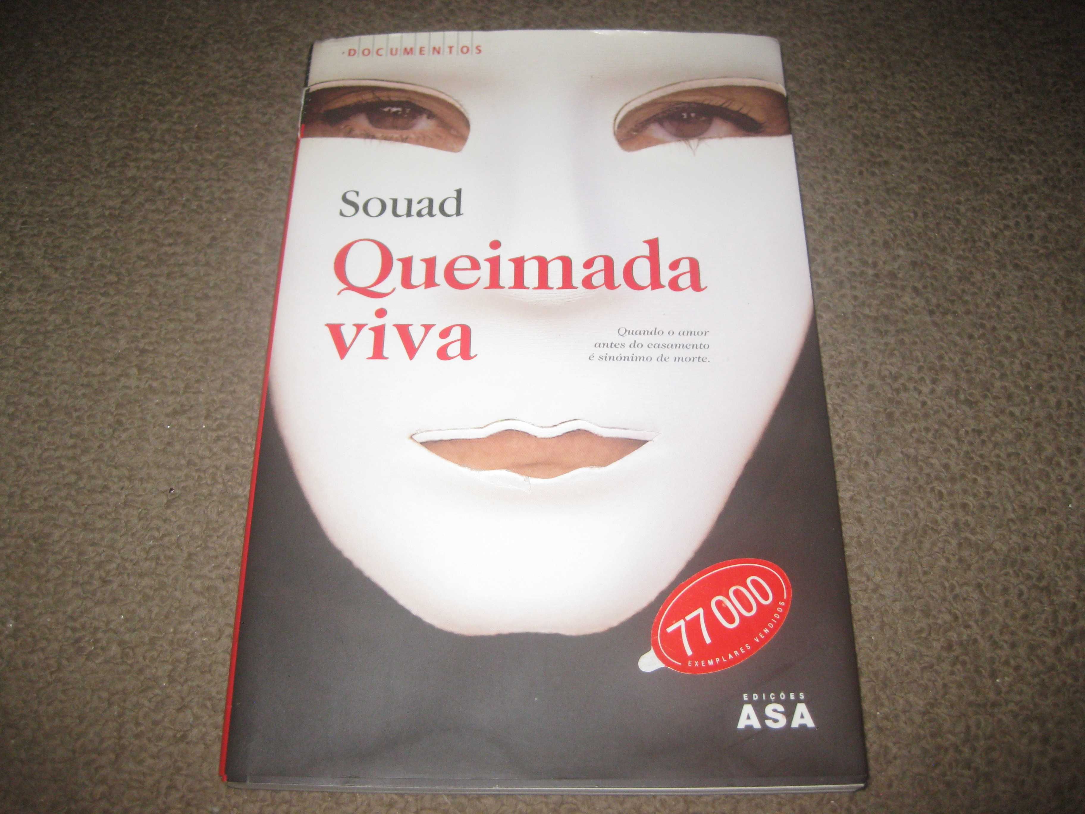 Livro "Queimada Viva" de Souad