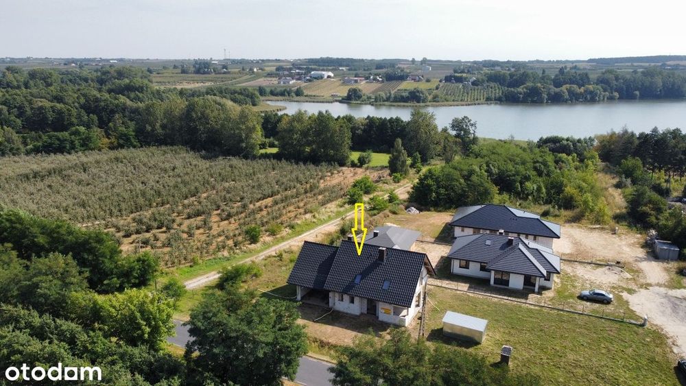Dom w trakcie budowy w sąsiedztwie jezior i stawów-Mąkolno-gm.Sompolno