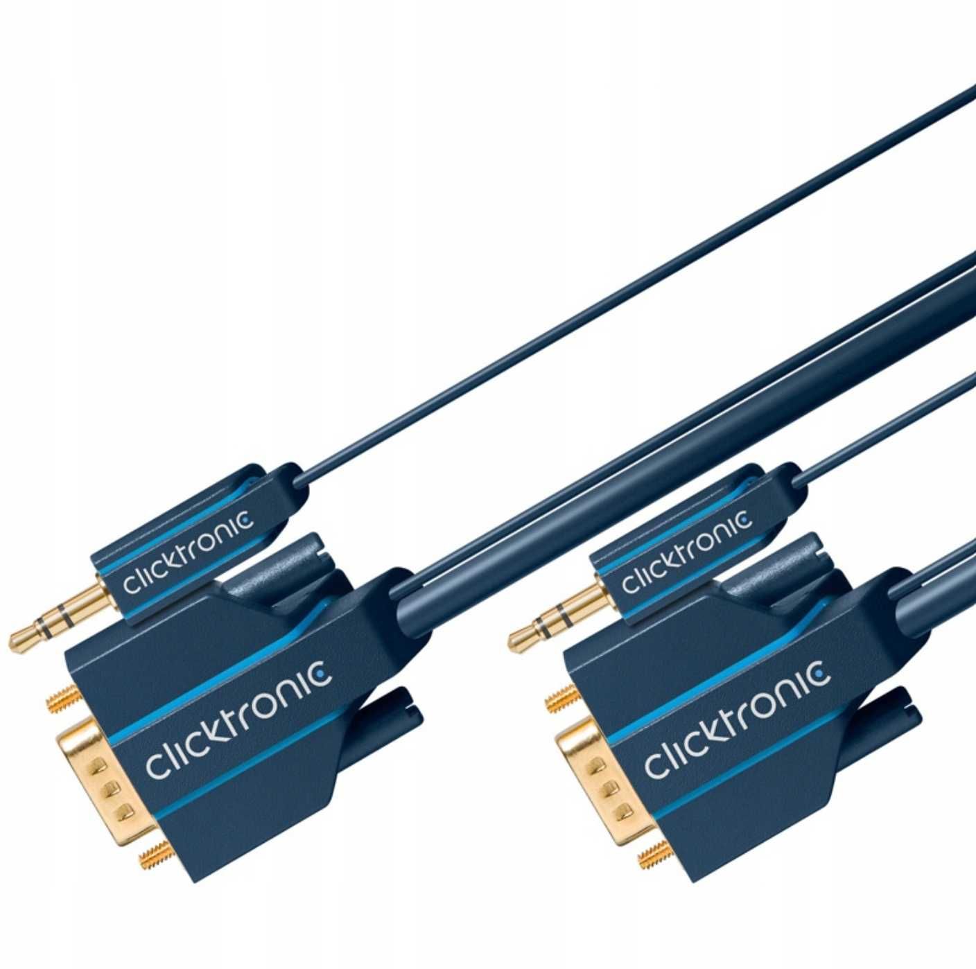 Clicktronic VGA+Audio, 2m, kabel premium