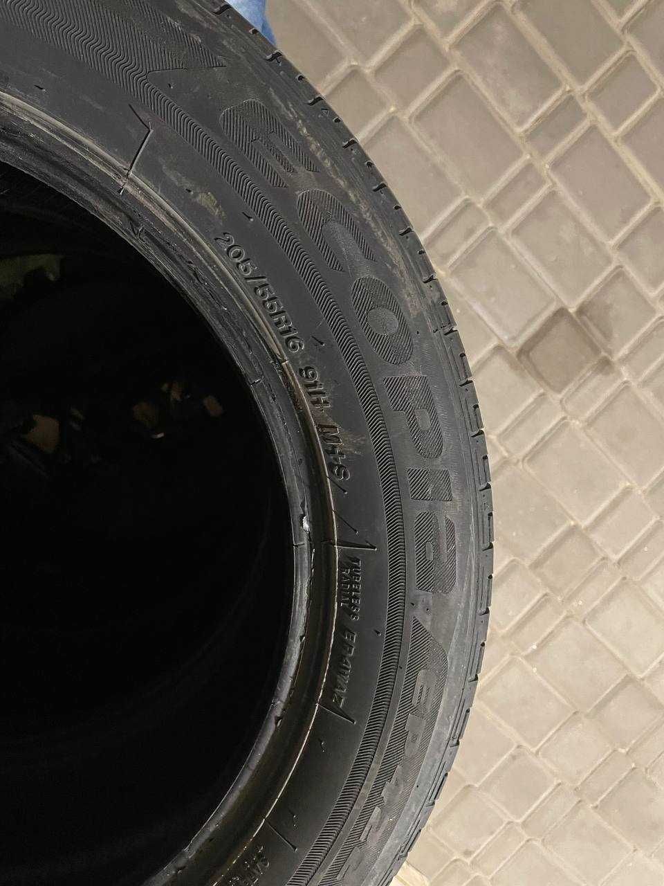 Продам всесезонні шини Bridgestone Ecopia ep422 205/55 R16 2шт