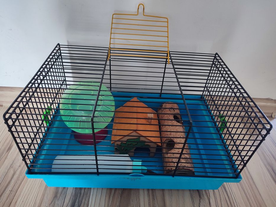 Klatka chomik gryzoń 35x23 dodatki