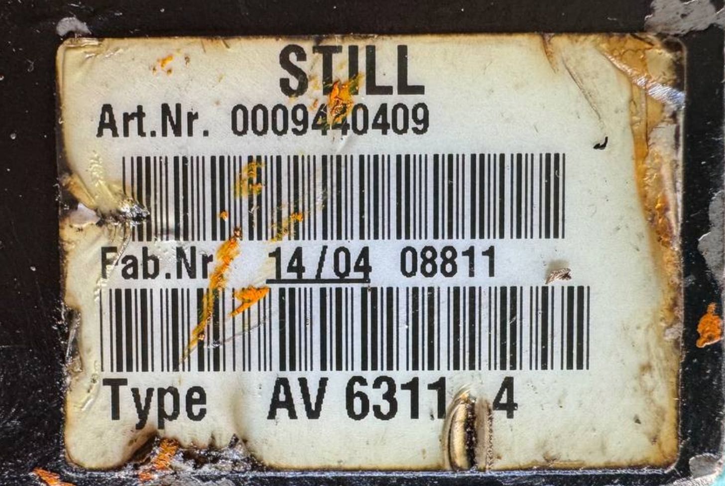 Still AV63114 (AV6311 4) Rozdzielacz hydrauliczny do Still