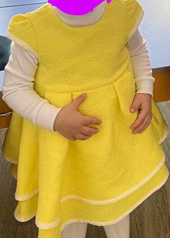 Жовта сукня Mothercare 86 92-98 плаття платье нарядне білий гольф колг