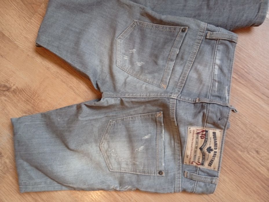Dsquared2 oryginalne slim stretch jeans damskie jak nowe