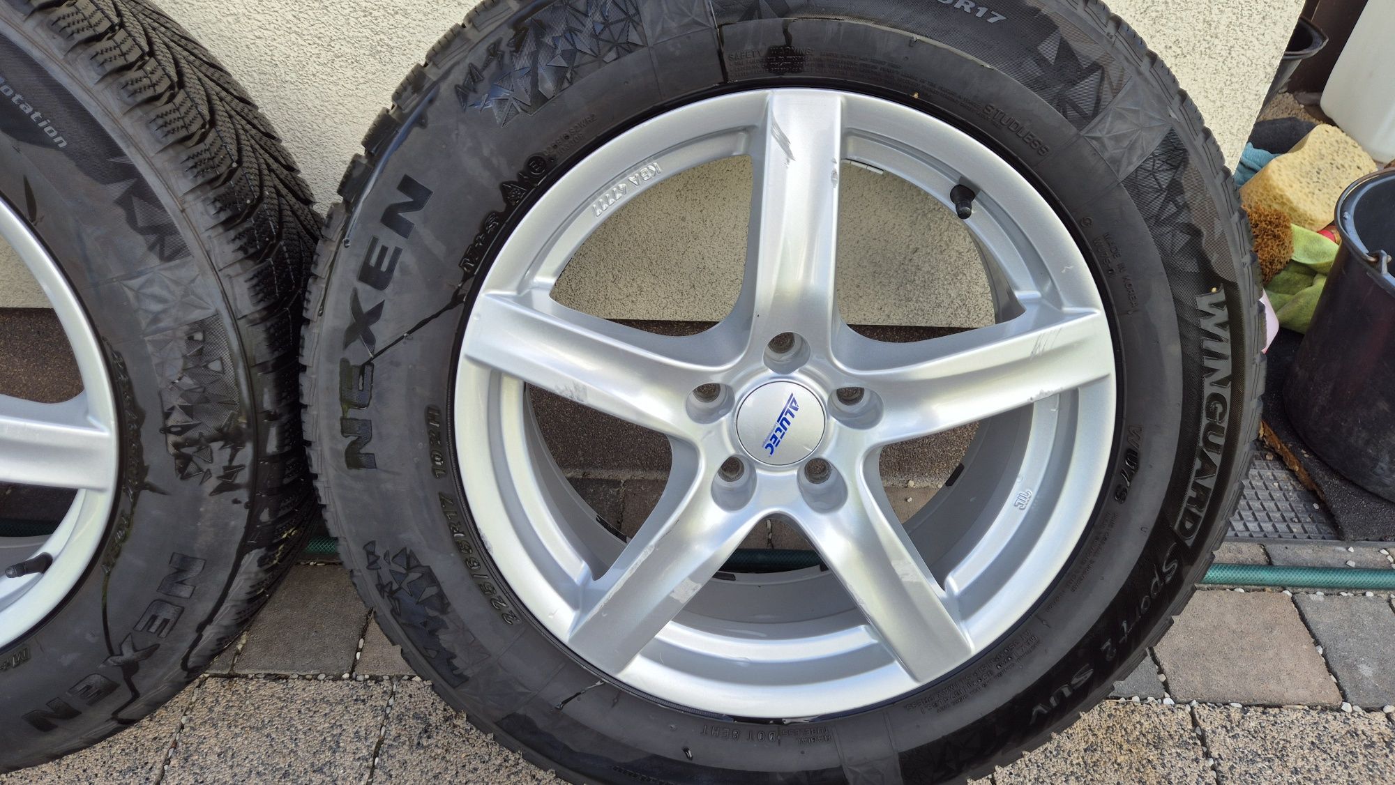 Koła felgi aluminiowe 17" Honda Cr-v 5x114,3 opony zimowe