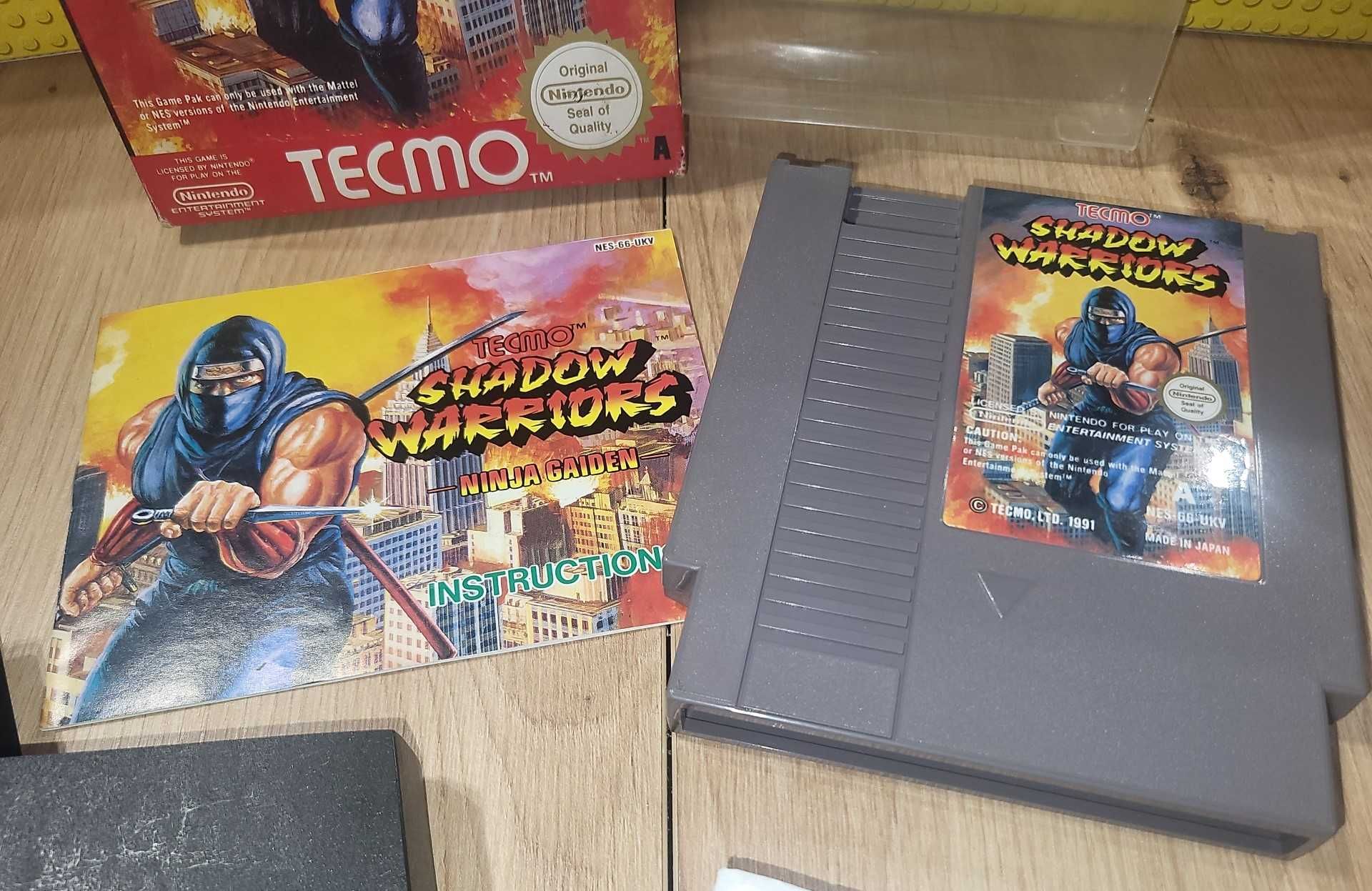 Gra Shadow Warriors Ninja Gaiden NINTENDO NES PAL A BDB- stan Komplet