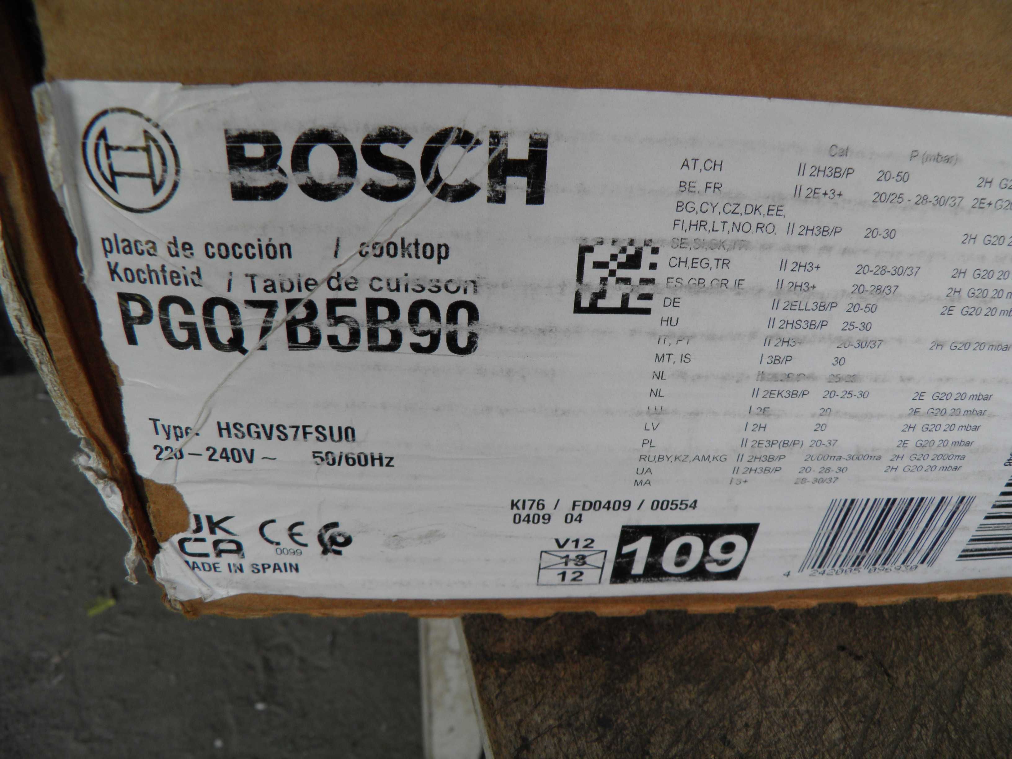 płyta gazowa 5 palnikowa BOSCH
