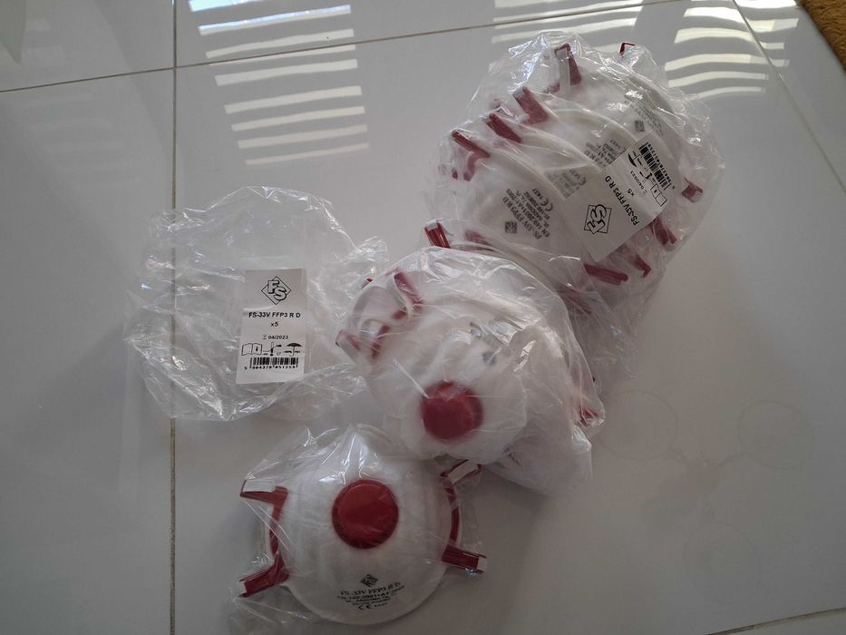 Półmaska filtrująca FS-33V FFP3 R D - 9 sztuk.