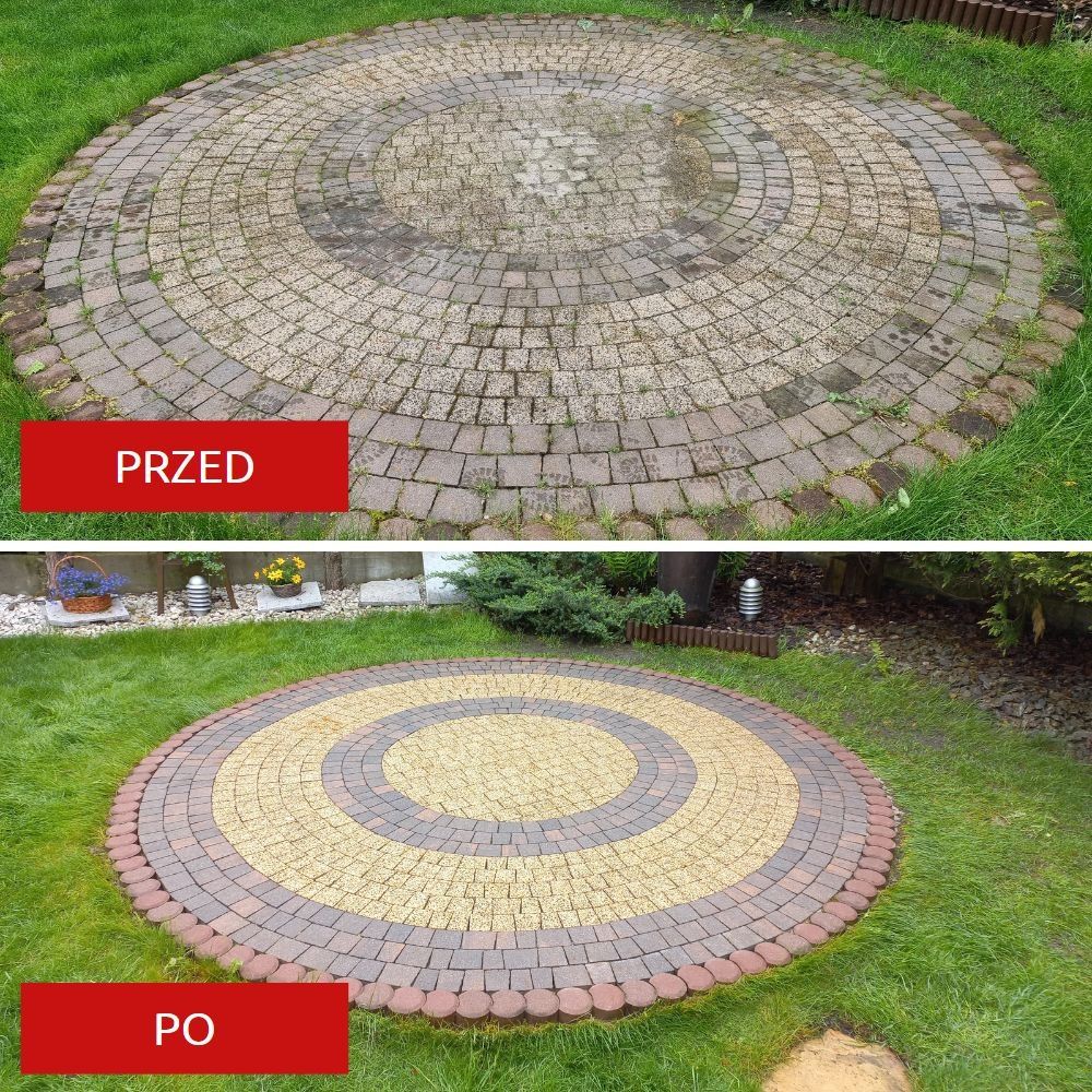 Profesjonalne mycie kostki brukowej