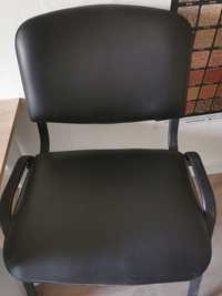 Krzesło Konferencyjne ISO STANDARD BL T1110 czarne 2szt.