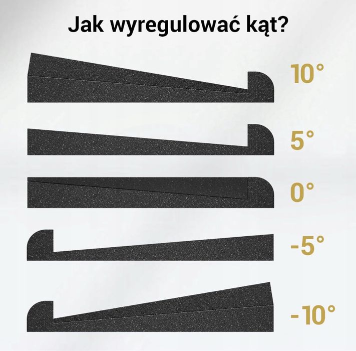 TONOR podkładki akustyczne 2 szt. pod głośniki, pianka czarna