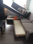 Meble narożnik ,lodówka Amika Sofa