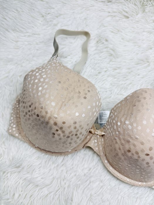 Biustonosz usztywniany 75E beżowy Debenhams