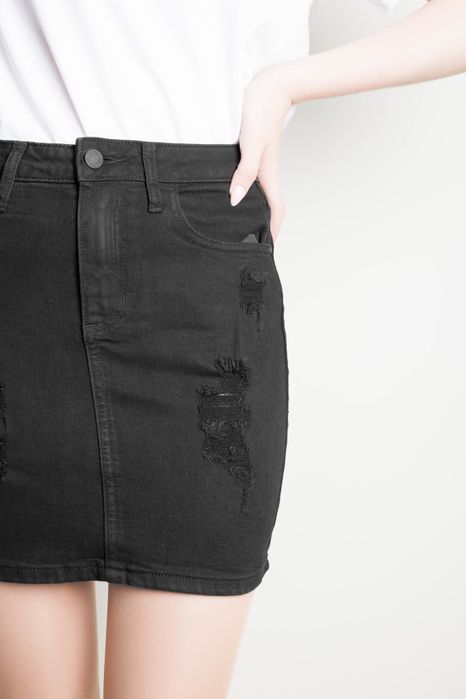 GUESS оригінал. Спідниця юбка чорна джинсова коротка міні розмір XS