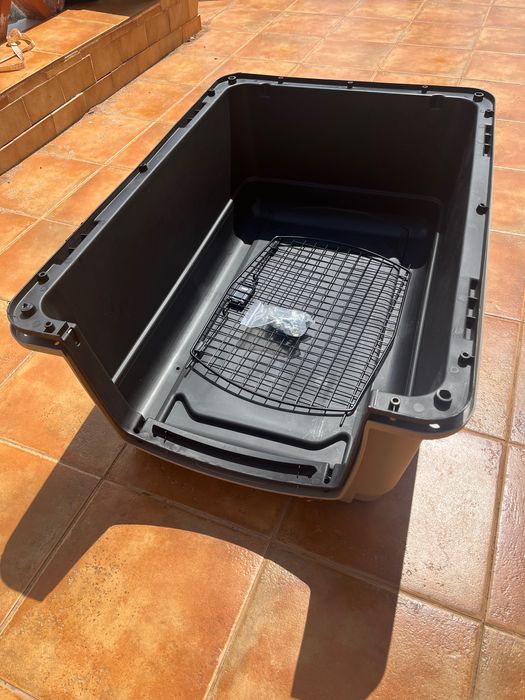 Caixa transportadora para cão 90x65 /70cm altura