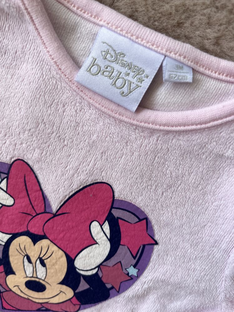 Komplet niemowlęcy dres bluza i spodnie 62 Myszka Minnie Disney