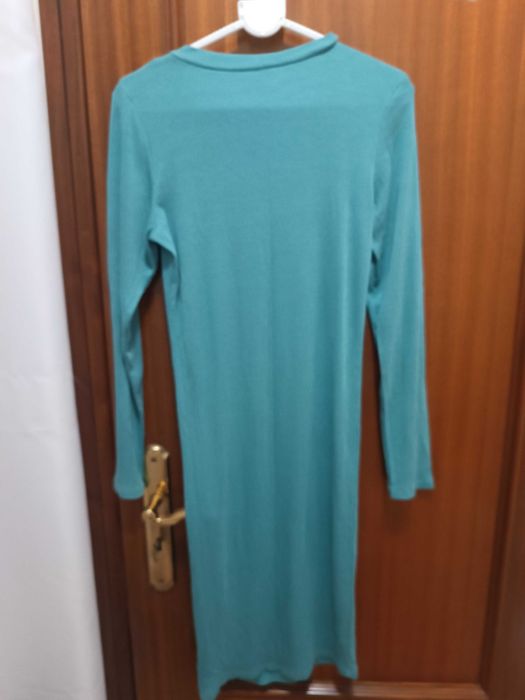 Vestido de malha fina