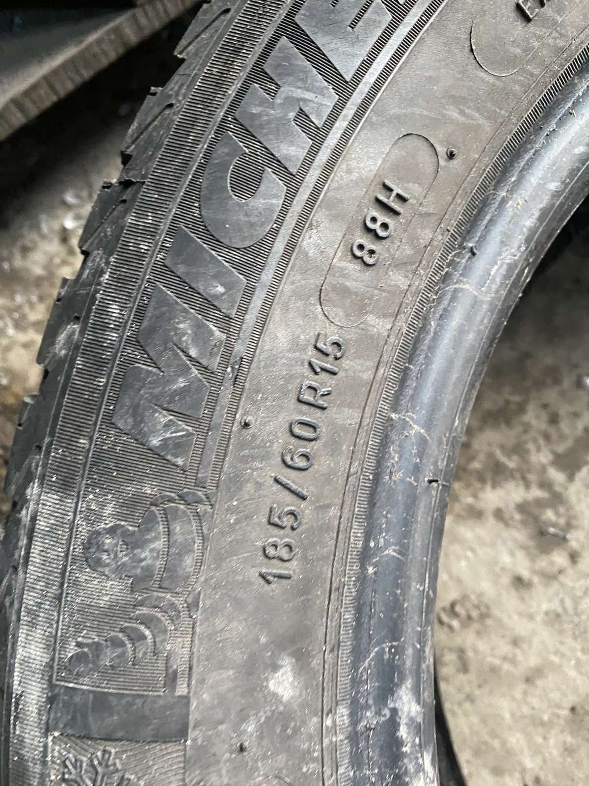 185.60.15 Michelin 4шт зима БУ склад шины резина