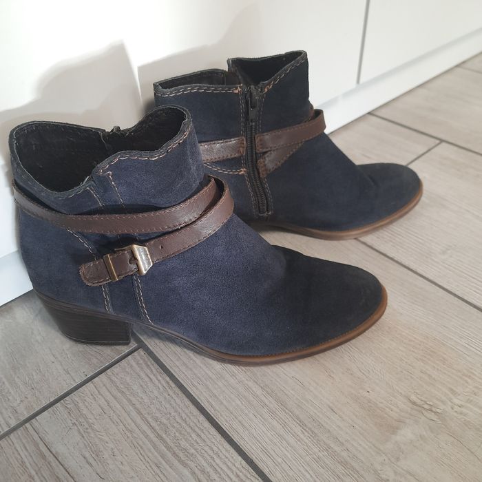 Ботинки, Полусапожки. Полуботинки натуральный нубук. 41р.