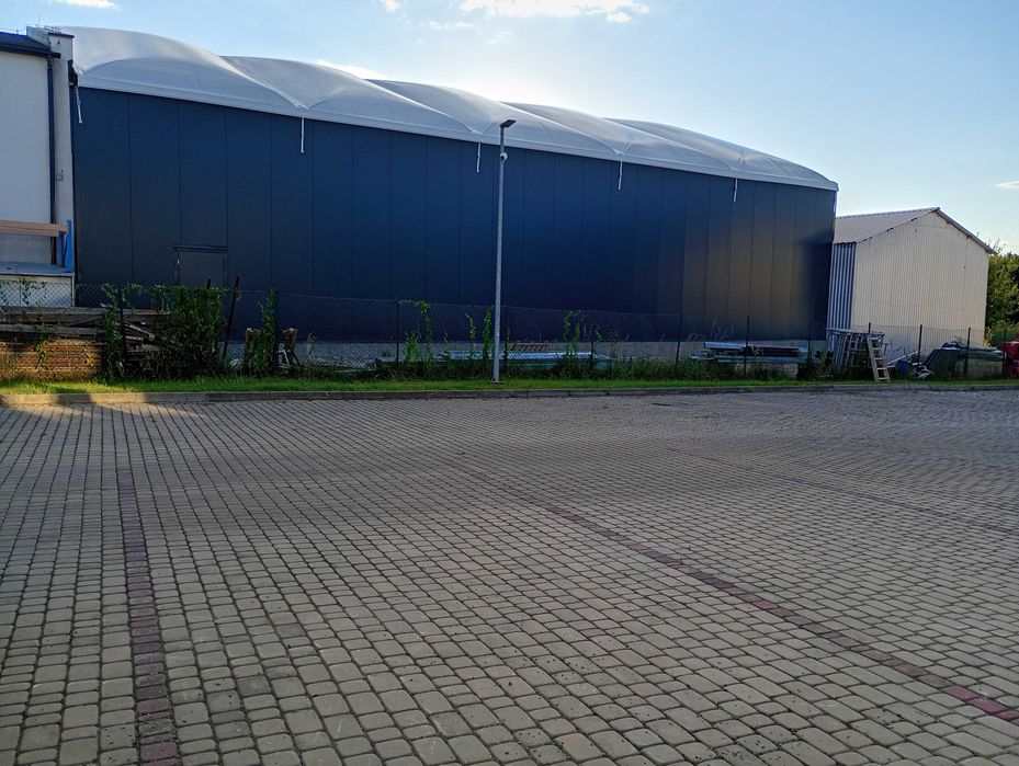 HALA NAMIOTOWA OCIEPLANA magazynowa, całoroczna   12X25X4,5 AG HALE