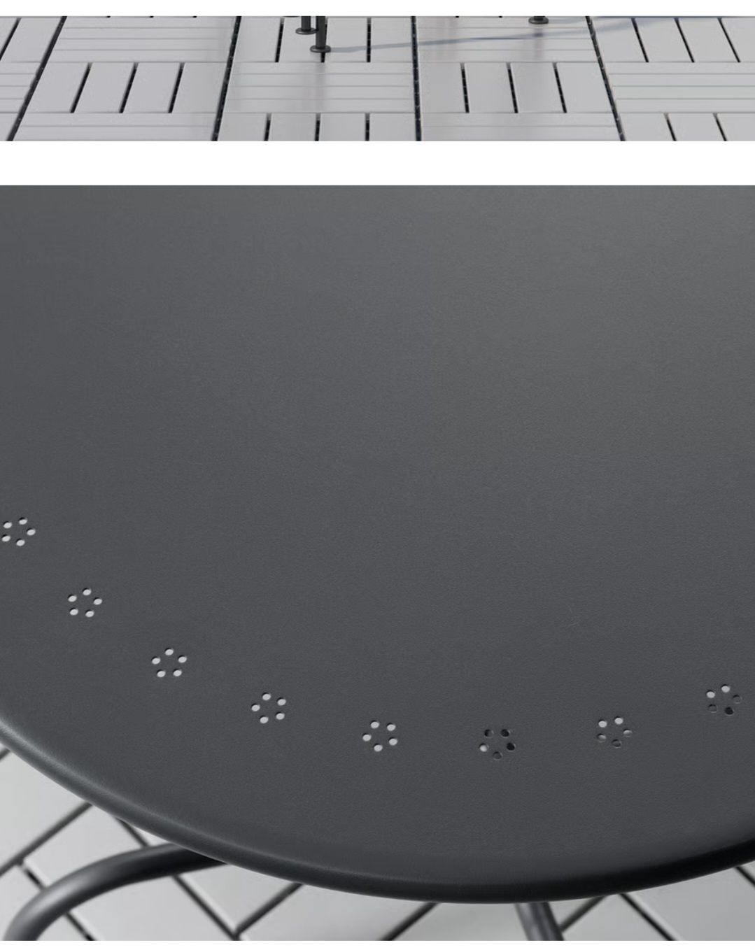 Conjunto mesa mais 2 cadeiras exterior