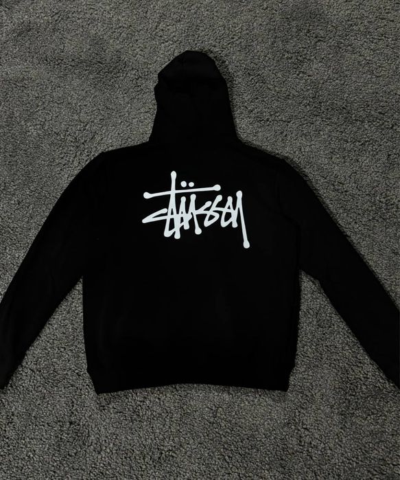Худі Stussy / Чорне худі Стусі унісекс / Худи Стуси