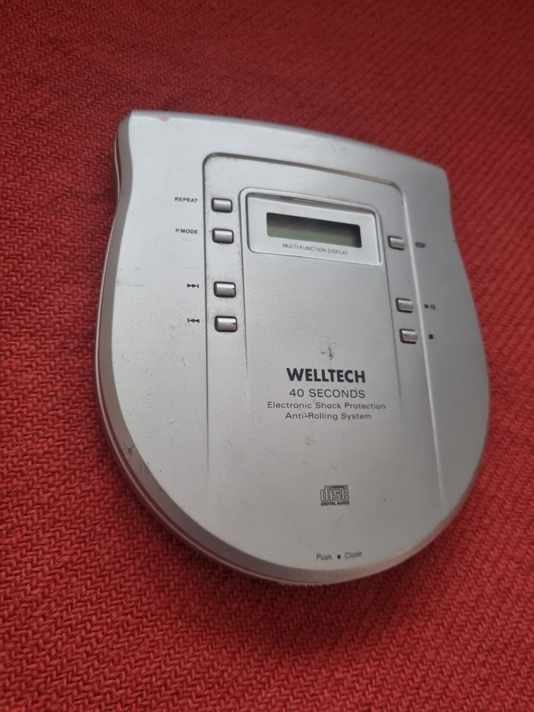 Odtwarzacz CD Welltech ładnie gra stan ok