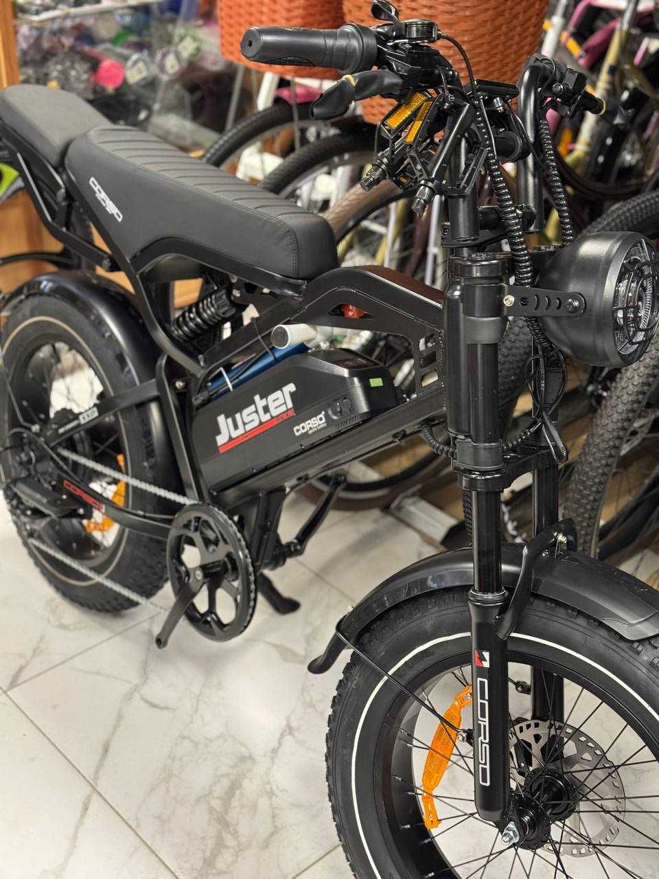 Електрофетбайк Corso 20" дюймів «Juster» потужністю 500W SHIMANO