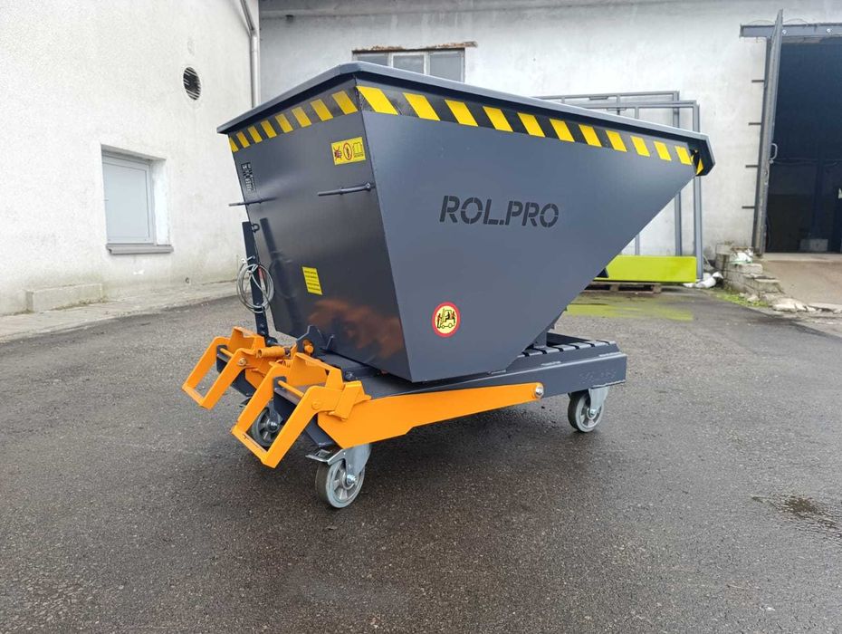 Kontener samowyładowczy/Kontener metalowy/Koleba - 600L PREMIUM!!!