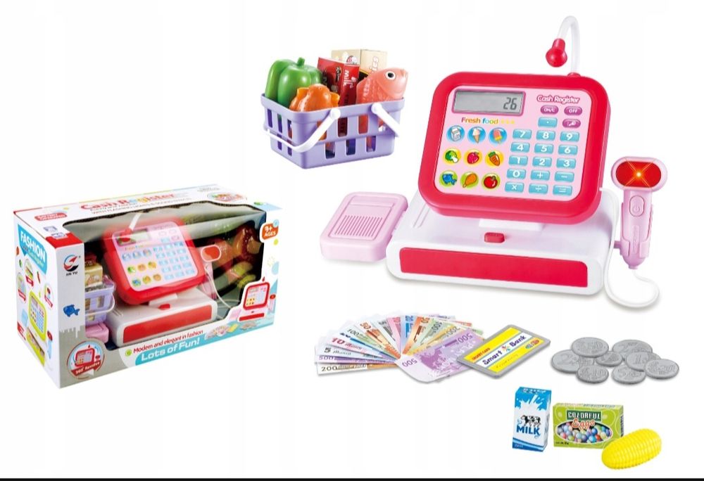 Kasa panelowa z kalkulatorem dla dzieci