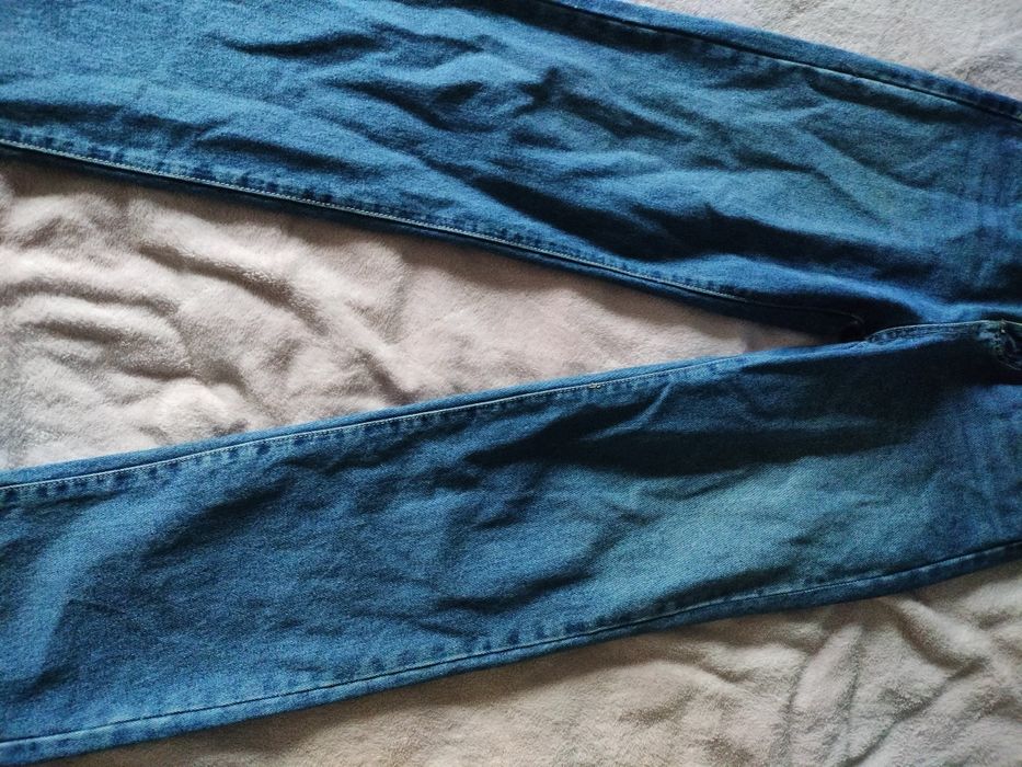 Długie spodnie dżinsowe dżinsy dzwony M