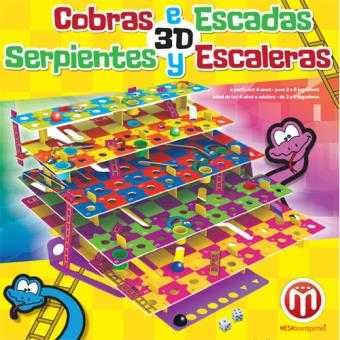 Jogo Cobras e Escadas 3D